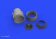 Eduard Accessories 648302 - Crusader exhaust nozzle for Hasegawa