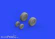 Eduard Accessories 648313 - F-4J wheels for Zoukei Mura in 1:48