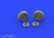 Eduard Accessories 648313 - F-4J wheels for Zoukei Mura in 1:48