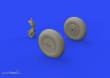 Eduard Accessories 648317 - Ki-61-Id wheels for Tamiya