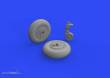 Eduard Accessories 648317 - Ki-61-Id wheels for Tamiya