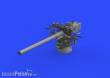 Eduard Accessories 648327 - German Submarine 8,8cm gun for Trumpeter in 1:48