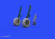 Eduard Accessories 648335 - P-51D wheels for Airfix