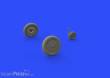 Eduard Accessories 648400 - Bf 109G-6 wheels for Tamiya in 1:48