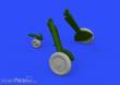 Eduard Accessories 648400 - Bf 109G-6 wheels for Tamiya in 1:48