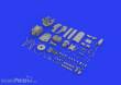 Eduard Accessories 648417 - Tempest Mk.V engine for Eduard in 1:48