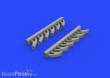 Eduard Accessories 648418 - Tempest MK.V exhaust stacks for Eduard in 1:48