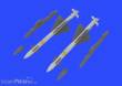 Eduard Accessories 648432 - R-23R missiles for MiG-23 f.Eduard/Trump in 1:48