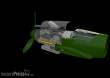 Eduard Accessories 648465 - Bf 109G-10/U4 engine for Eduard in 1:48