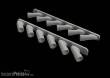 Eduard Accessories 648470 - Spitfire Mk.XIV exhaust stacks f.Airfix in 1:48
