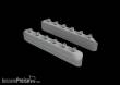 Eduard Accessories 648486 - P-51D exhaust stacks w/ fairing for Eduard in 1:48