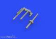 Eduard Accessories 648516 - P-38F/G gun barrels for Tamiya in 1:48