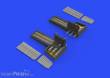 Eduard Accessories 648517 - P-51D gun bays for Eduard in 1:48