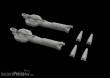 Eduard Accessories 648519 - P-38F/G superchargers for Tamiya in 1:48