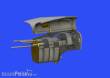 Eduard Accessories 648533 - P-38F/G nose gun bay for Tamiya in 1:48