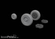 Eduard Accessories 648541 - Mirage IIIC wheels for Eduard in 1:48