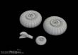Eduard Accessories 648542 - He 111 early wheels for ICM in 1:48