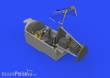 Eduard Accessories 648545 - P-38G cockpit for Tamiya in 1:48