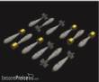 Eduard Accessories 648567 - BDU-33 & Mk.76 bombs in 1:48