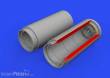 Eduard Accessories 648590 - MiG-19 exhaust nozzles for Eduard/Trumpeter in 1:48