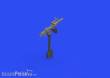 Eduard Accessories 648604 - Bf 110G-4 gun muzzles for Eduard in 1:48