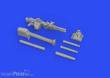 Eduard Accessories 648604 - Bf 110G-4 gun muzzles for Eduard in 1:48