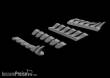 Eduard Accessories 648607 - Bf 110C/D/E exhaust stacks for Eduard in 1:48