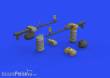 Eduard Accessories 648609 - Do 17Z bomber guns 1/48 for EDUARD/ICM in 1:48