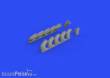 Eduard Accessories 648618 - Il-2 exhaust stacks 1/48 for ZVEZDA in 1:48