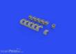 Eduard Accessories 648618 - Il-2 exhaust stacks 1/48 for ZVEZDA in 1:48