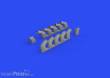 Eduard Accessories 648618 - Il-2 exhaust stacks 1/48 for ZVEZDA in 1:48
