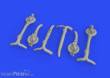 Eduard Accessories 648635 - B-17F superchargers 1/48 for HKM in 1:48