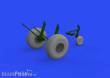 Eduard Accessories 648642 - B-17 wheels cross tread 1/48 for HKM in 1:48