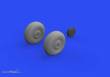 Eduard Accessories 648656 - Lancaster B Mk.I wheels 1/48 for HKM