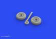 Eduard Accessories 648664 - Spitfire Mk.V wheels 1/48 for EDUARD