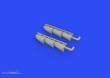 Eduard Accessories 648668 - Spitfire Mk.V three-stacks exhausts fishtail 1/48 for EDUARD