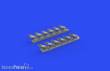 Eduard Accessories 648669 - Spitfire Mk.V six-stacks exhausts fishtail for EDUARD in 1:48