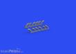 Eduard Accessories 648688 - Fw 190D exhaust stacks for EDUARD in 1:48