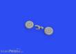 Eduard Accessories 648693 - A6M2 wheels, for EDUARD in 1:48