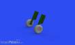 Eduard Accessories 648699 - Chipmunk T.10 wheels, for AIRFIX in 1:48