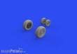 Eduard Accessories 648701 - F/A-18E wheels, for MENG in 1:48