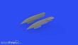 Eduard Accessories 648704 - F-4B fin caps PRINT, for TAMIYA in 1:48