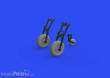 Eduard Accessories 648719 - 1:48 Pe-2 wheels for ZVEZDA