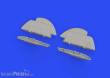 Eduard Accessories 648731 - 1:48 A6M2 Zero Model 21 folding wingtips PRINT for EDUARD