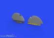 Eduard Accessories 648731 - 1:48 A6M2 Zero Model 21 folding wingtips PRINT for EDUARD