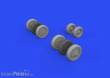 Eduard Accessories 648740 - 1:48 SR-71A wheels 1/48