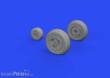 Eduard Accessories 648741 - 1:48 Vampire F.3 wheels 1/48