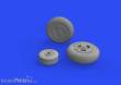 Eduard Accessories 648741 - 1:48 Vampire F.3 wheels 1/48