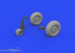 Eduard Accessories 648746 - 1:48 Mosquito wheels 1/48