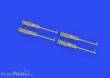 Eduard Accessories 648751 - 1:48 M2 Browning w/ handles for aircraft PRINT 1/48